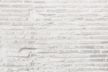 White Brick Wall Background