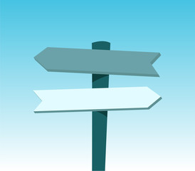 Choose the way to success. Flat design for business financial marketing banking advertising commercial event minimal concept cartoon illustration.