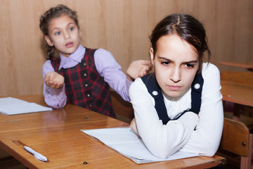Conflict and schoolgirl