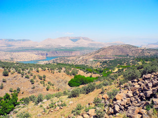 Fototapeta na wymiar Rocky mountains of Turkey.