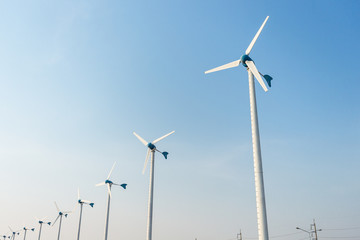 wind turbines