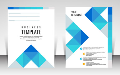 Brochure flyer design template vector
