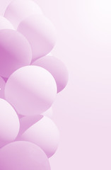 Pastel balloons for background
