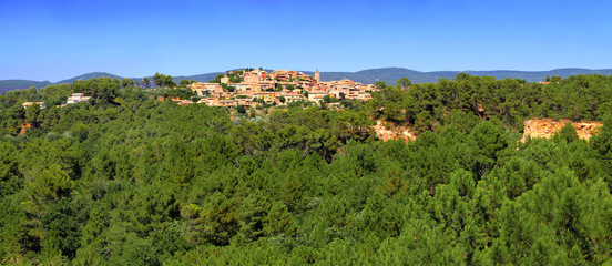 Obraz premium Les collines de Roussillon