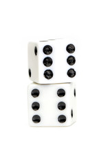 gambling dices isolated on white background