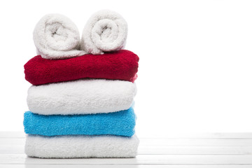 stack of towels