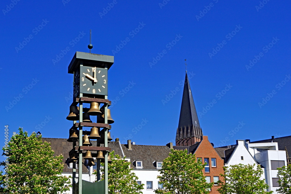 Poster goch am niederrhein - stadtpanorama