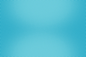 Obraz premium retro comic blue background raster gradient halftone
