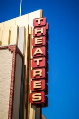 Poster Theater Bioscopen Marquee Sign