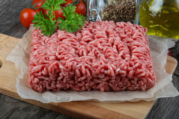 Minced beef meat