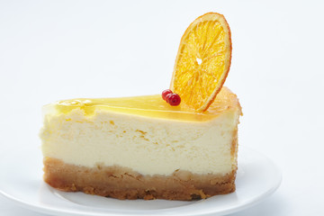 cheesecake with orange
