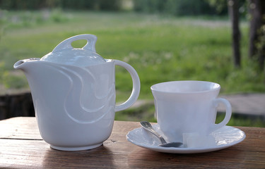 tea time outside