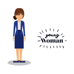 young woman  design 