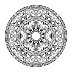 Mandala. Circle ornament.