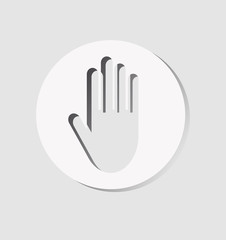 help icon with shadow