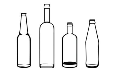 Bottle vector 