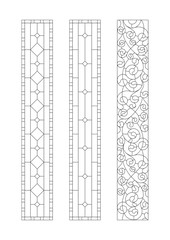 Sketch stained-glass windows