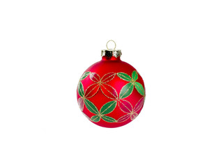 Christmas Ball Isolated on Whte Background