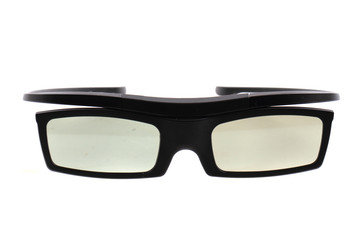 3d glasses isolated