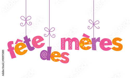 "Bannière « Fête des Mères »" fichier vectoriel libre de ...
