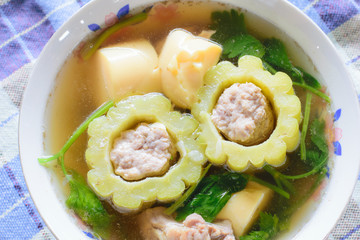 Bitter Gourd Soup with Pork