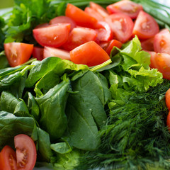 variation of vegetables