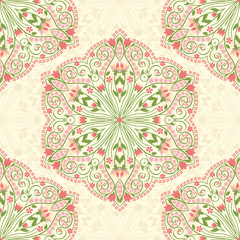 Seamless floral pattern background