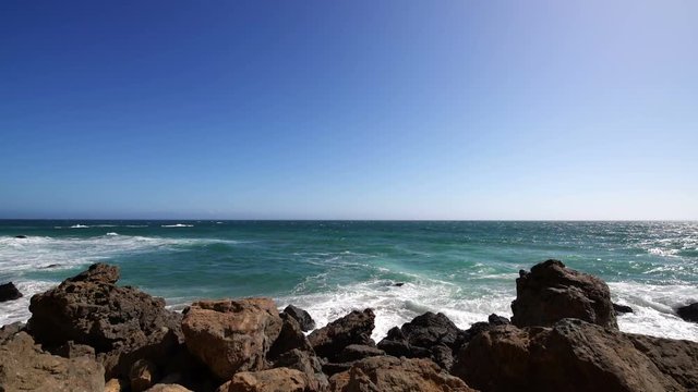 Rocky Shore 05 Malibu California Coastline