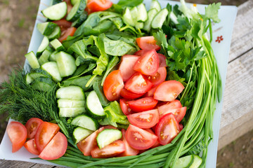 variation of vegetables