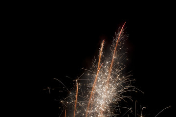 exploding grass