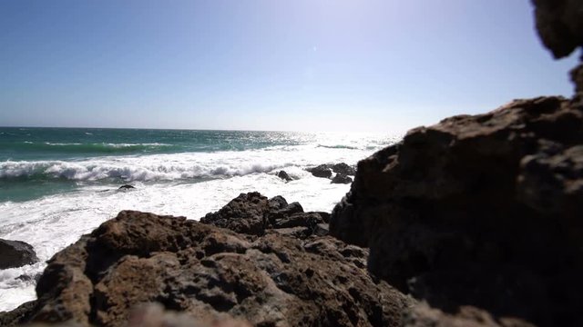 Rocky Shore 07 Malibu California Coastline