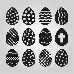 The egg icon. Easter symbol
