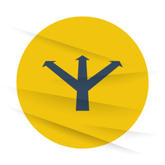 Obraz premium Dark Strategy icon label on wrinkled paper