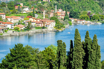Fototapeta na wymiar Lago di Como (Italy)