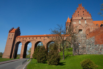 Zabytkowy zamek, Kwidzyń, Polska,
The castle in Kwidzyń, Poland