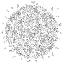 Obraz premium Pattern for coloring book.