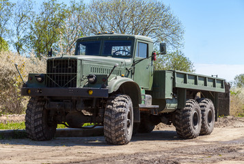 Obraz premium soviet military truck