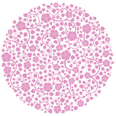 Vintage elegant vector background with a bouquet of flowers .