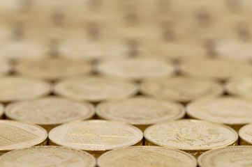 British pound coins background
