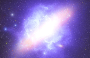 Milky way stars and star-dust in deep space / cosmos.