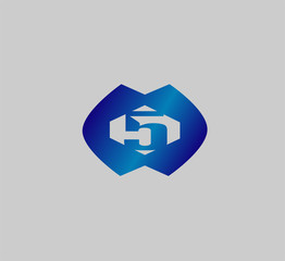Vector sign number 5 logo
