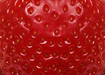 Strawberry background closeup