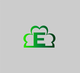 E Letter Logo Design template
