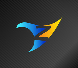 Letter z Alphabetical Logo Design Concepts
