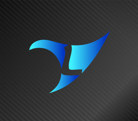 Letter L Alphabetical Logo Design Concepts
