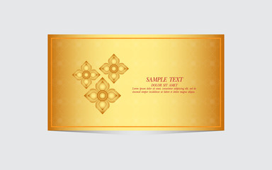 Thai Art Background, Thai art pattern vector