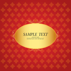 Thai Art Background, Thai art pattern vector