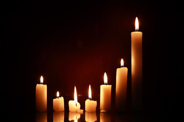 Candles On Dark
