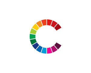 Letter C Color Spectrum