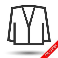 Shirt icon. Flat icon of shirt. Shirt EPS. Vector illustration.